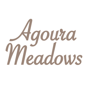 Agoura meadows text logo