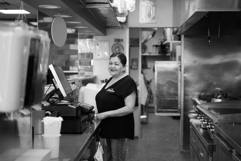Cilantro Taco Grill cook in kitchen