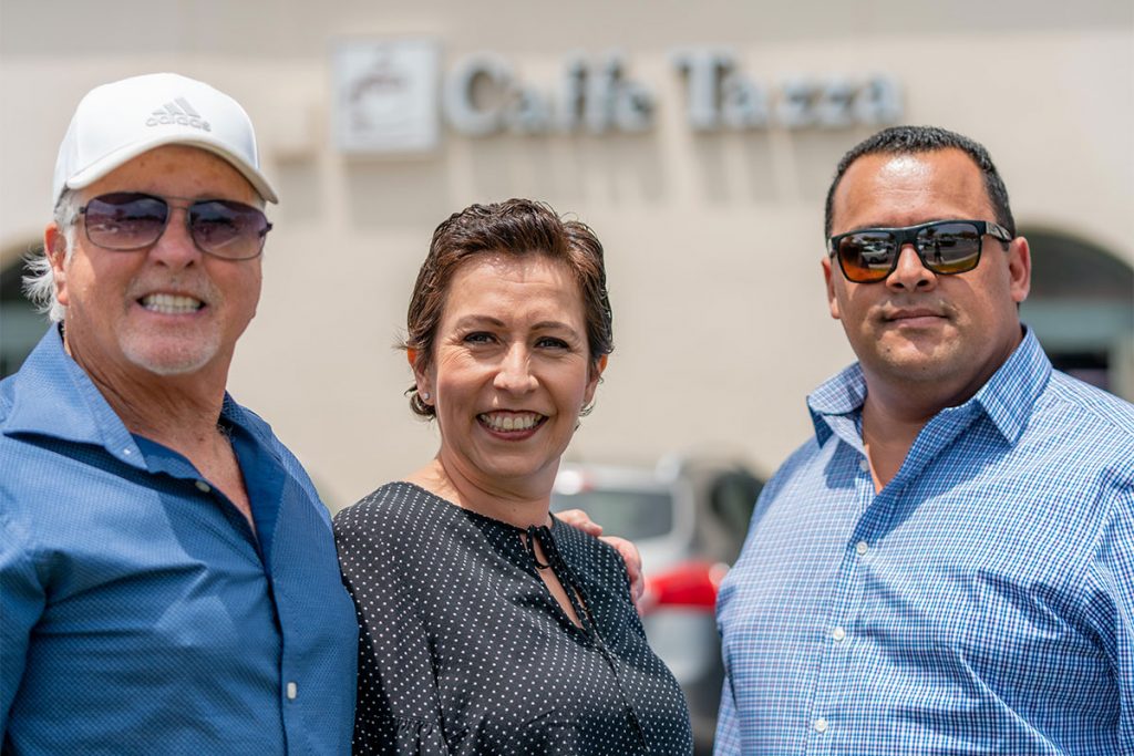 Caffé Tazza Coffeehouse & Bistro owners
