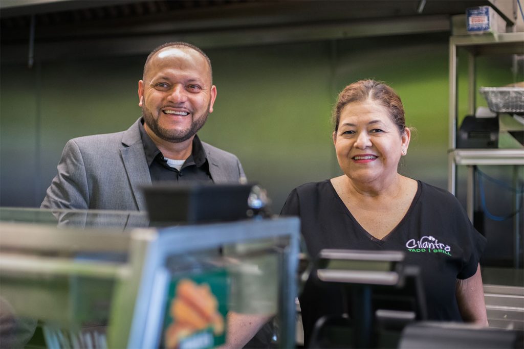 Cilantro Taco Grill owner Temoc Morfin