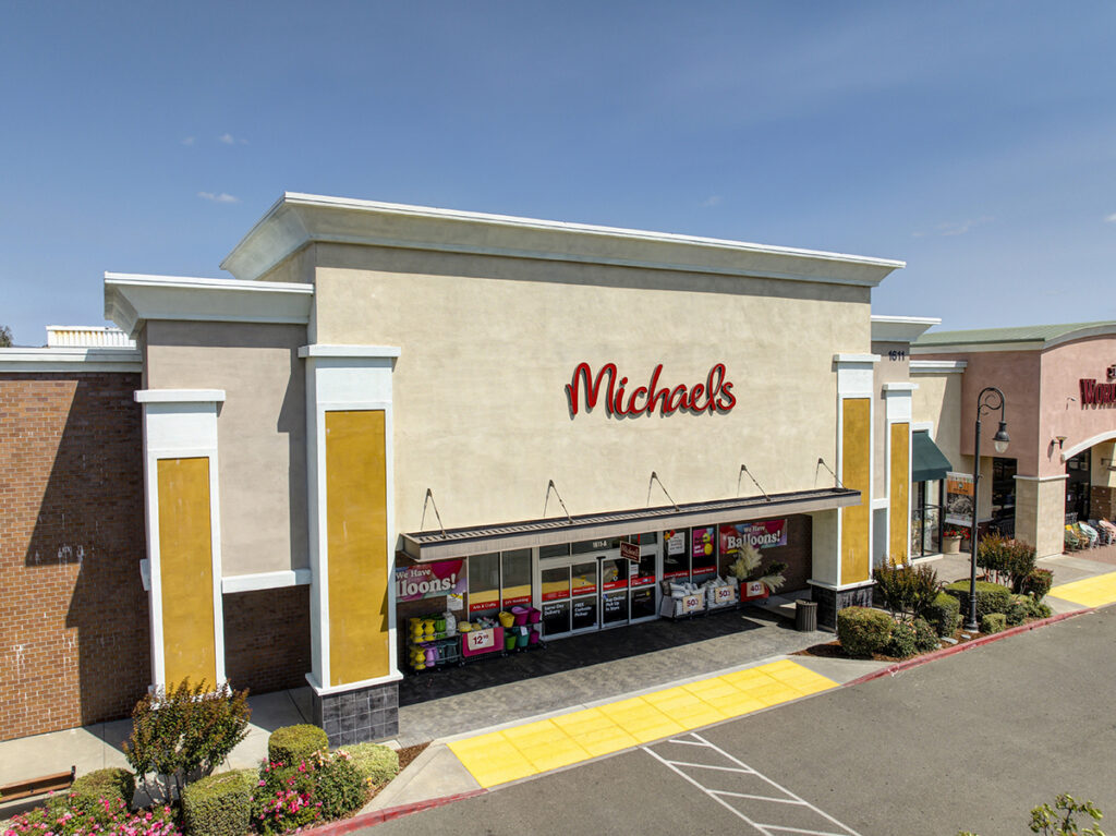 Front Entrance of Michaels Store at Nut Tree